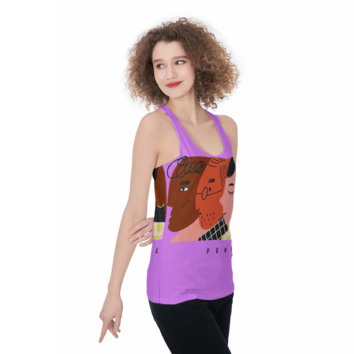 All-Over Print Women's Racerback Tank Top