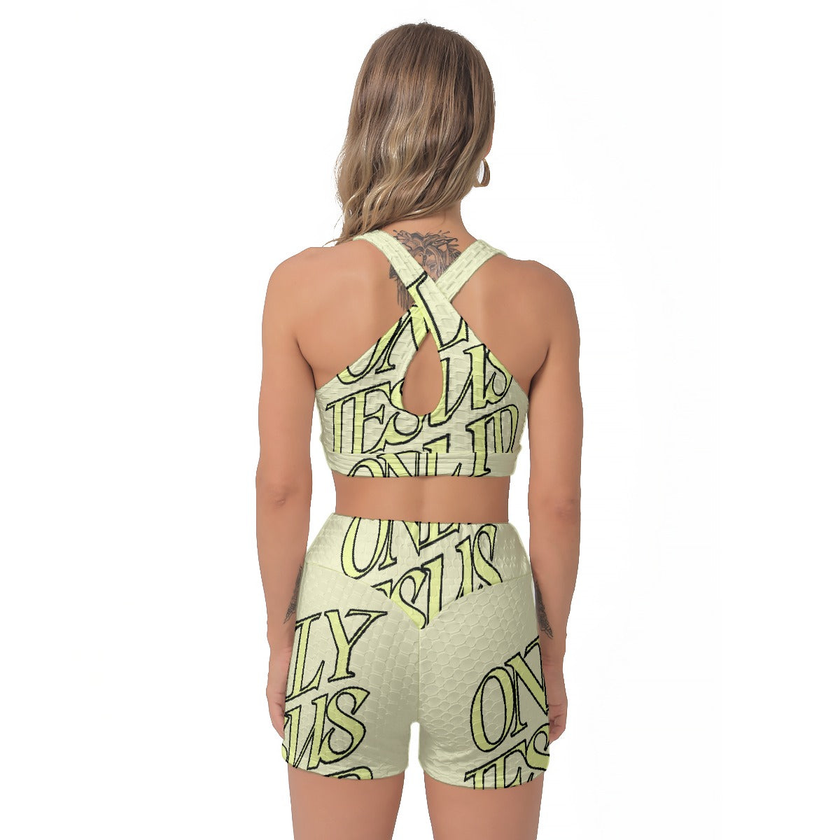 All-Over Print Women's Sports Bra Suit