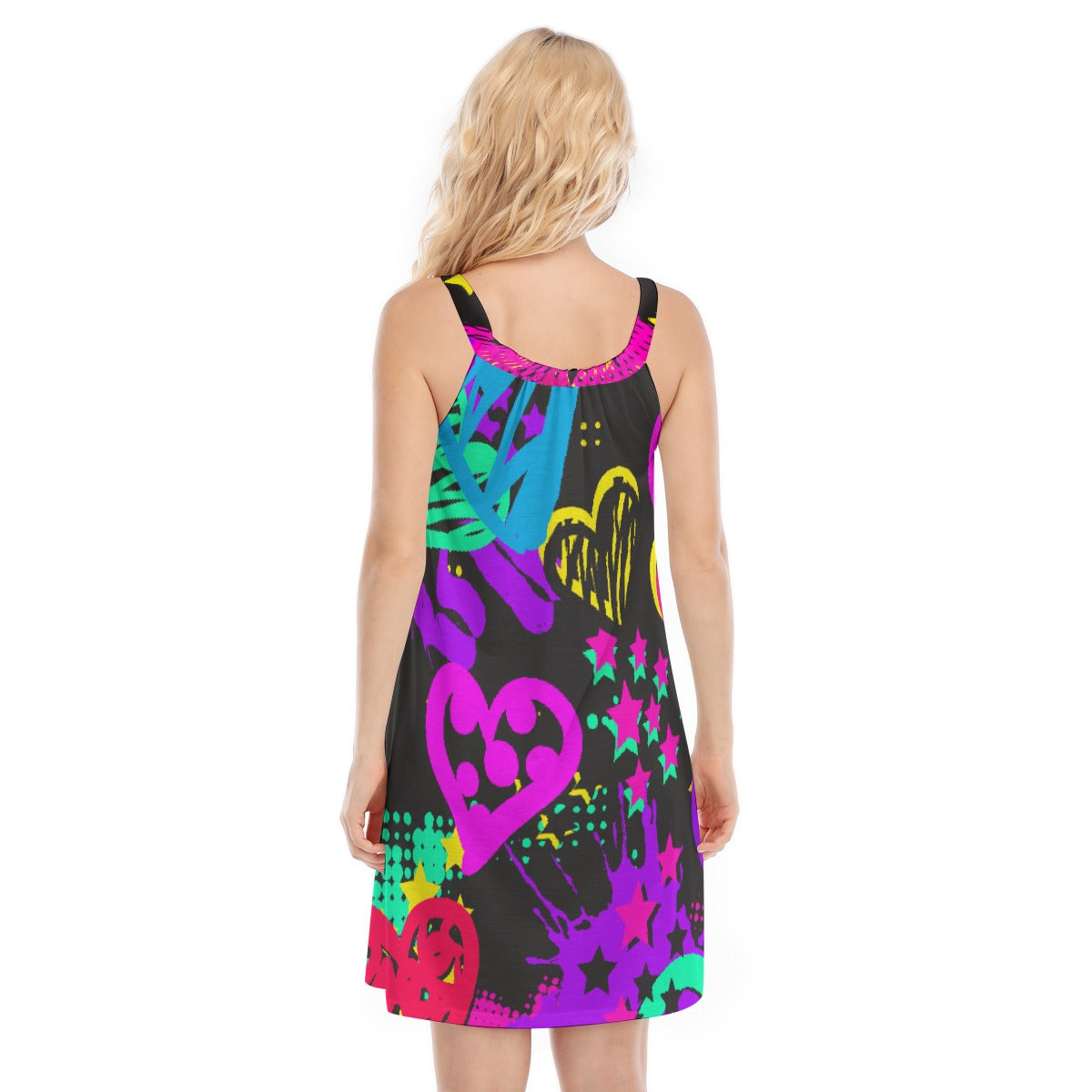 All-Over Print Women's Sleeveless Cami Dress