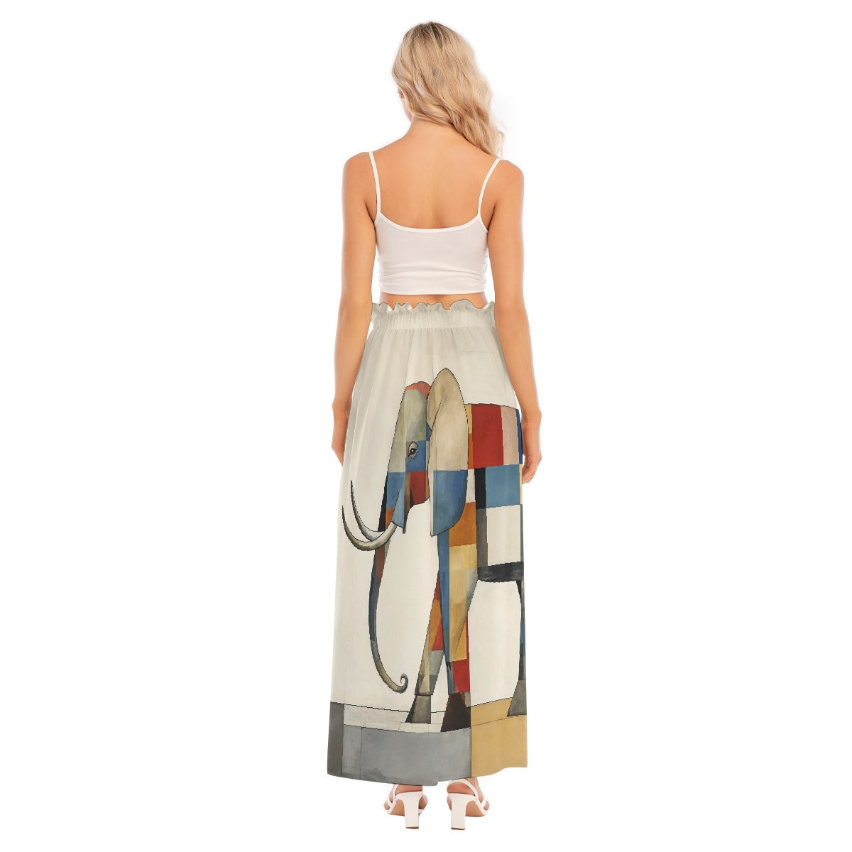 All-Over Print Women's Side Split Skirt