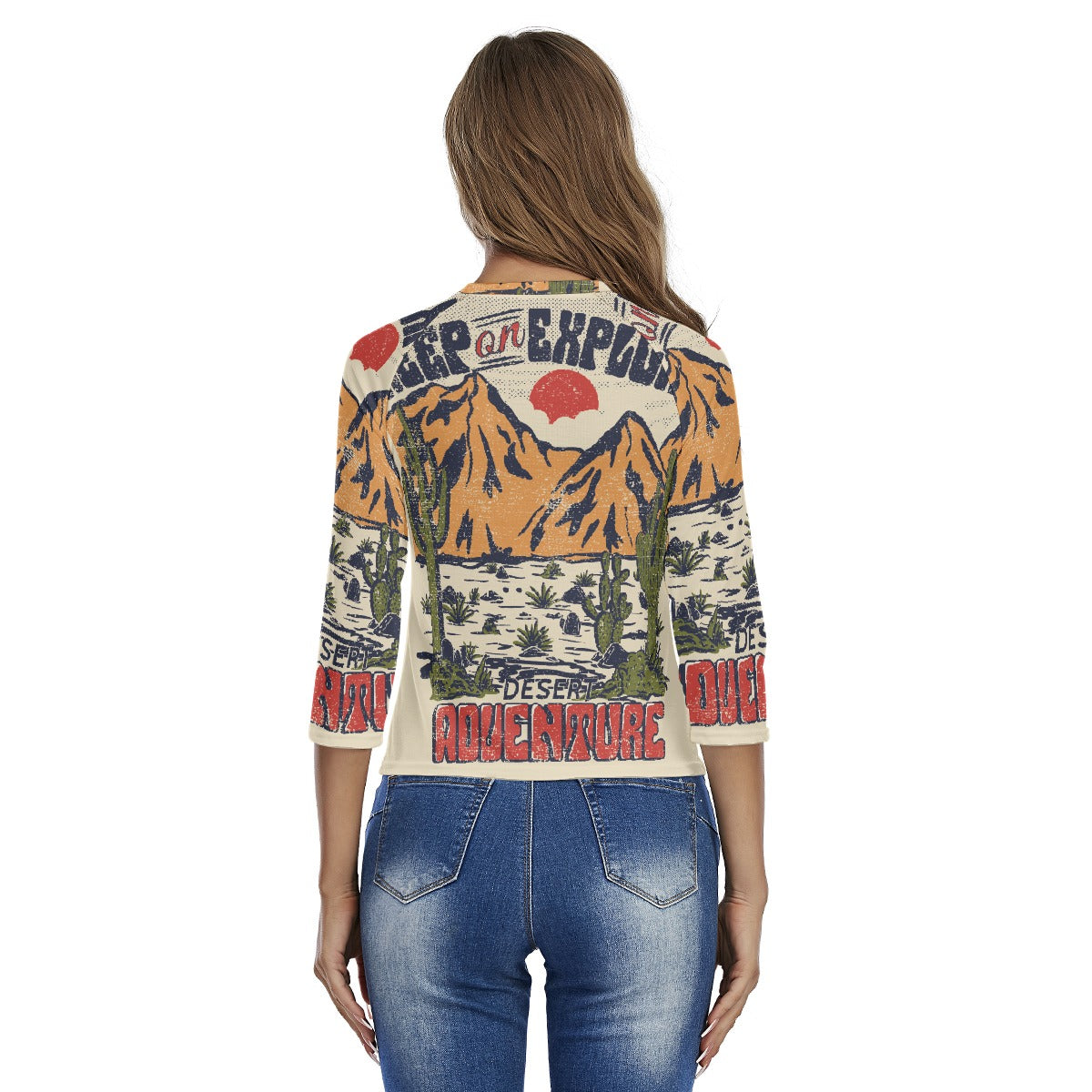 All-Over Print Women's Raglan Sleeves T-shirts