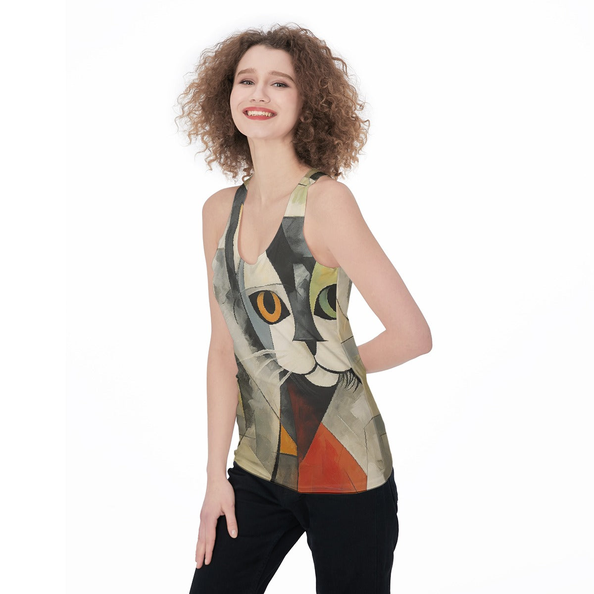 All-Over Print Women's Racerback Tank Top