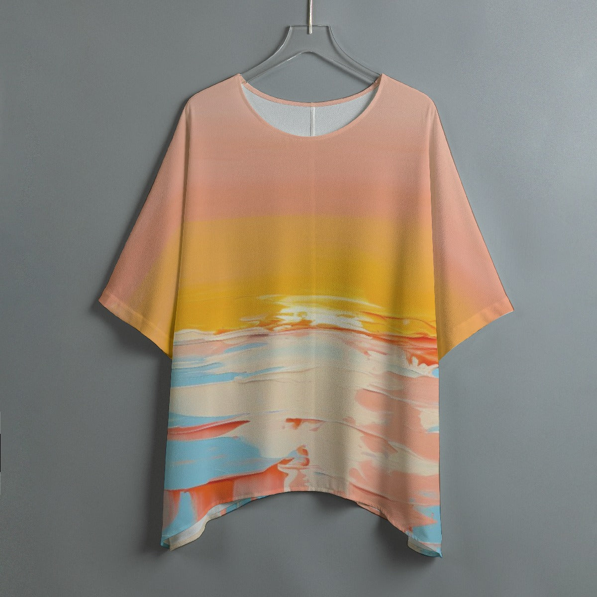 All-Over Print Women's Bat Sleeve Shirt