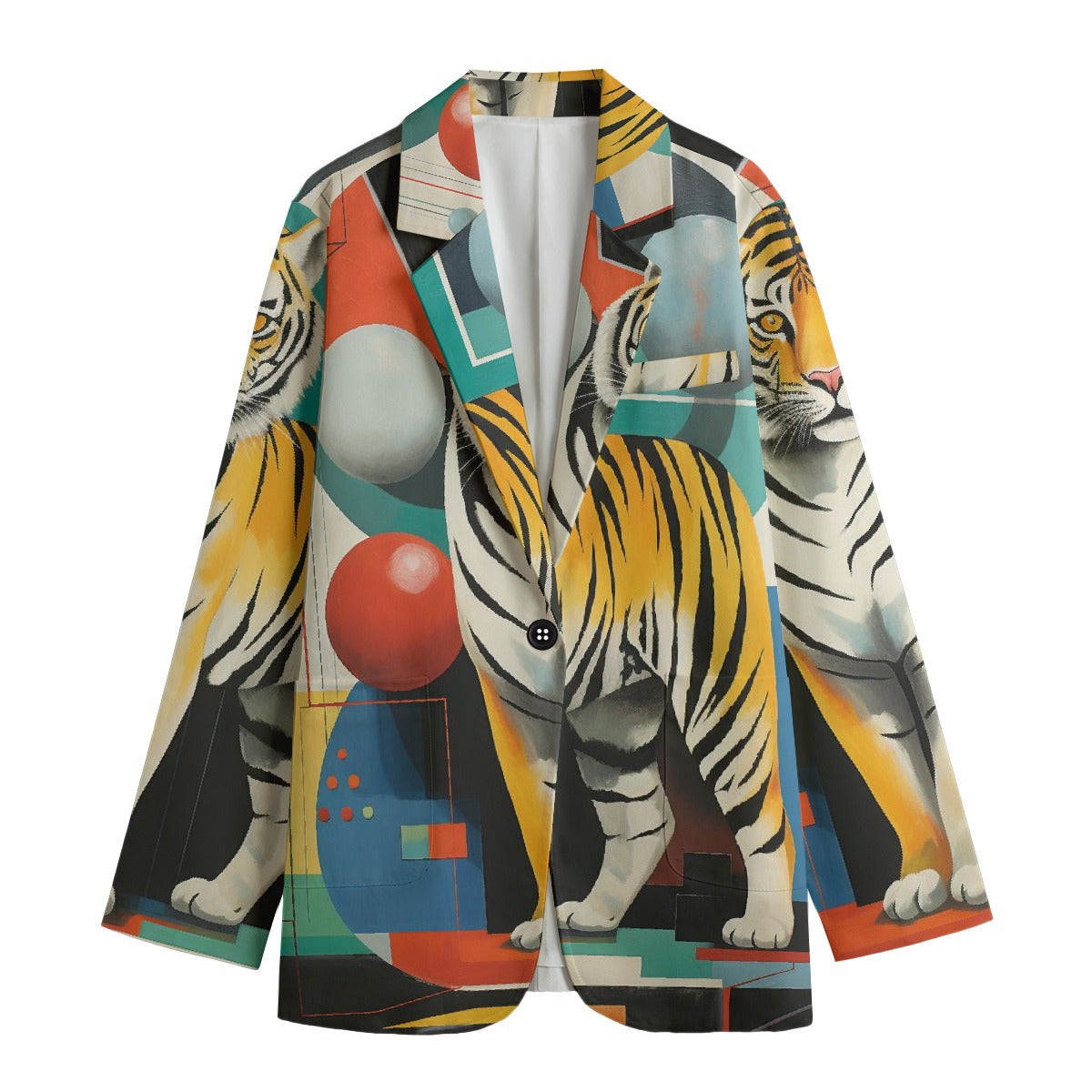 All-Over Print Women's Leisure Blazer