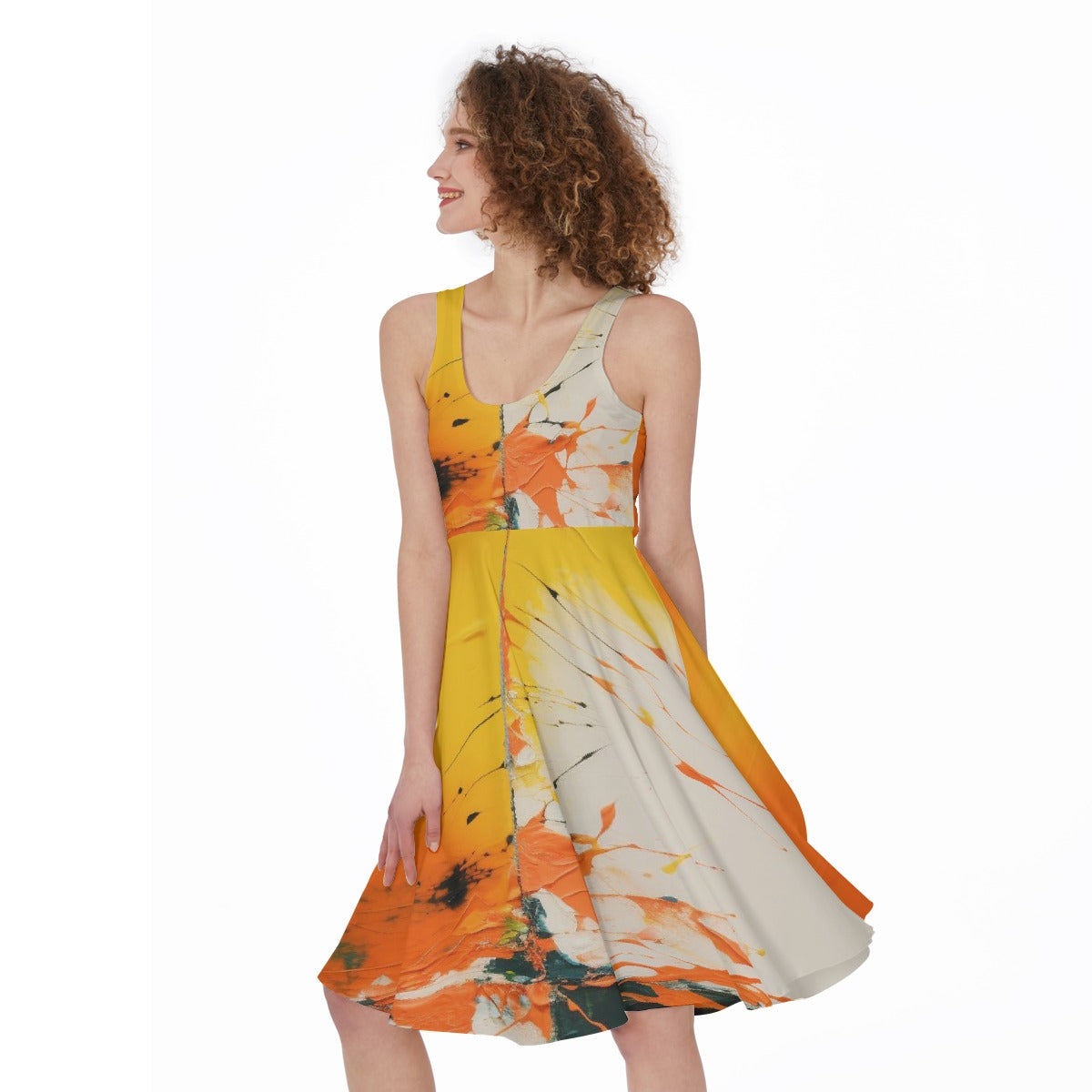 All-Over Print Women's Sleeveless Dress