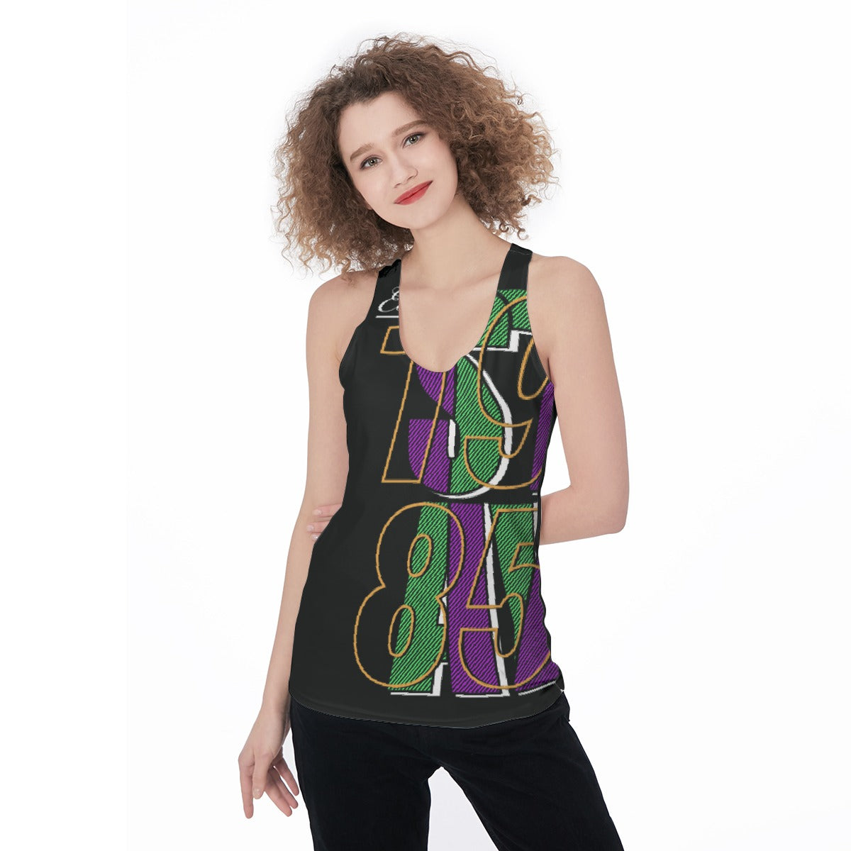 All-Over Print Women's Racerback Tank Top