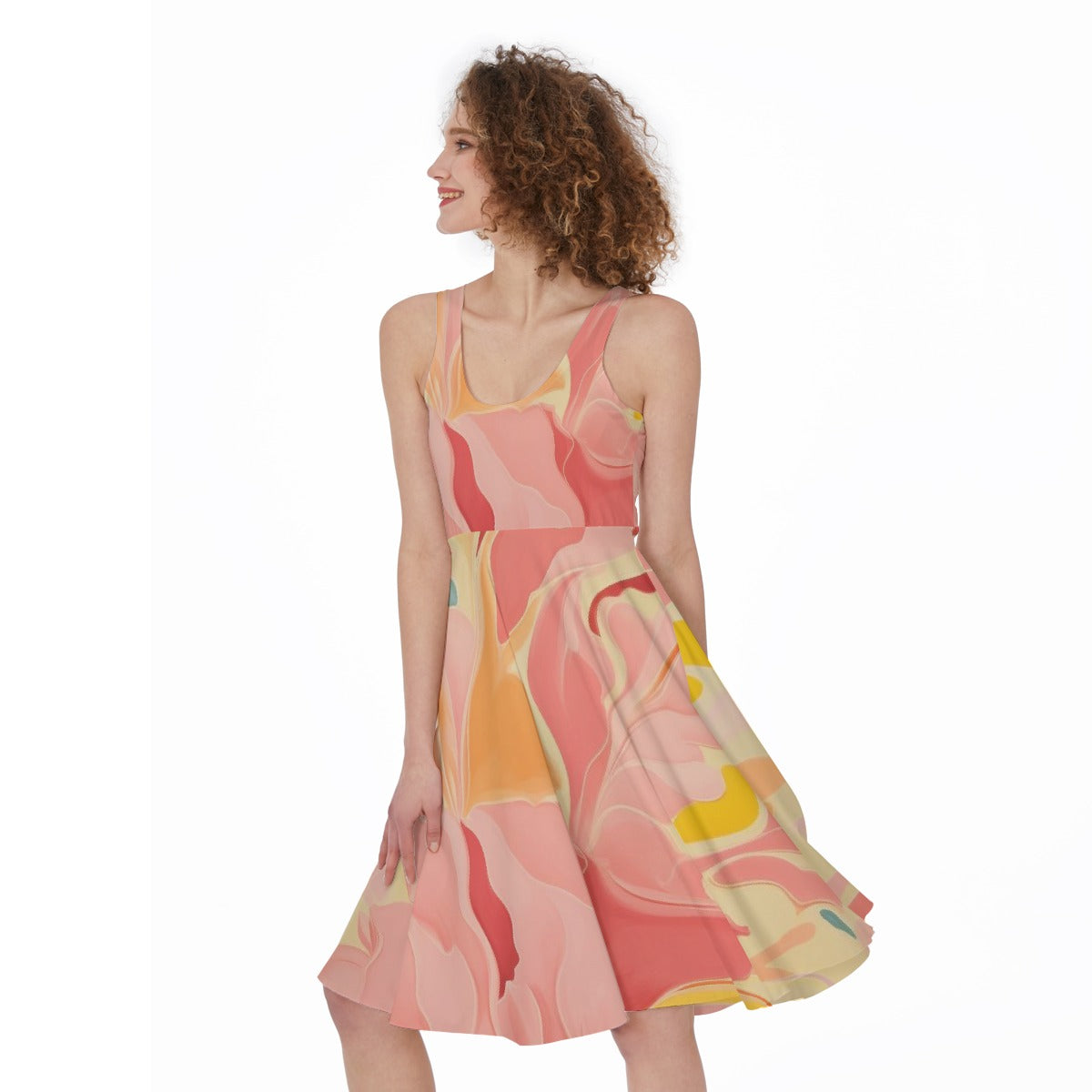 All-Over Print Women's Sleeveless Dress