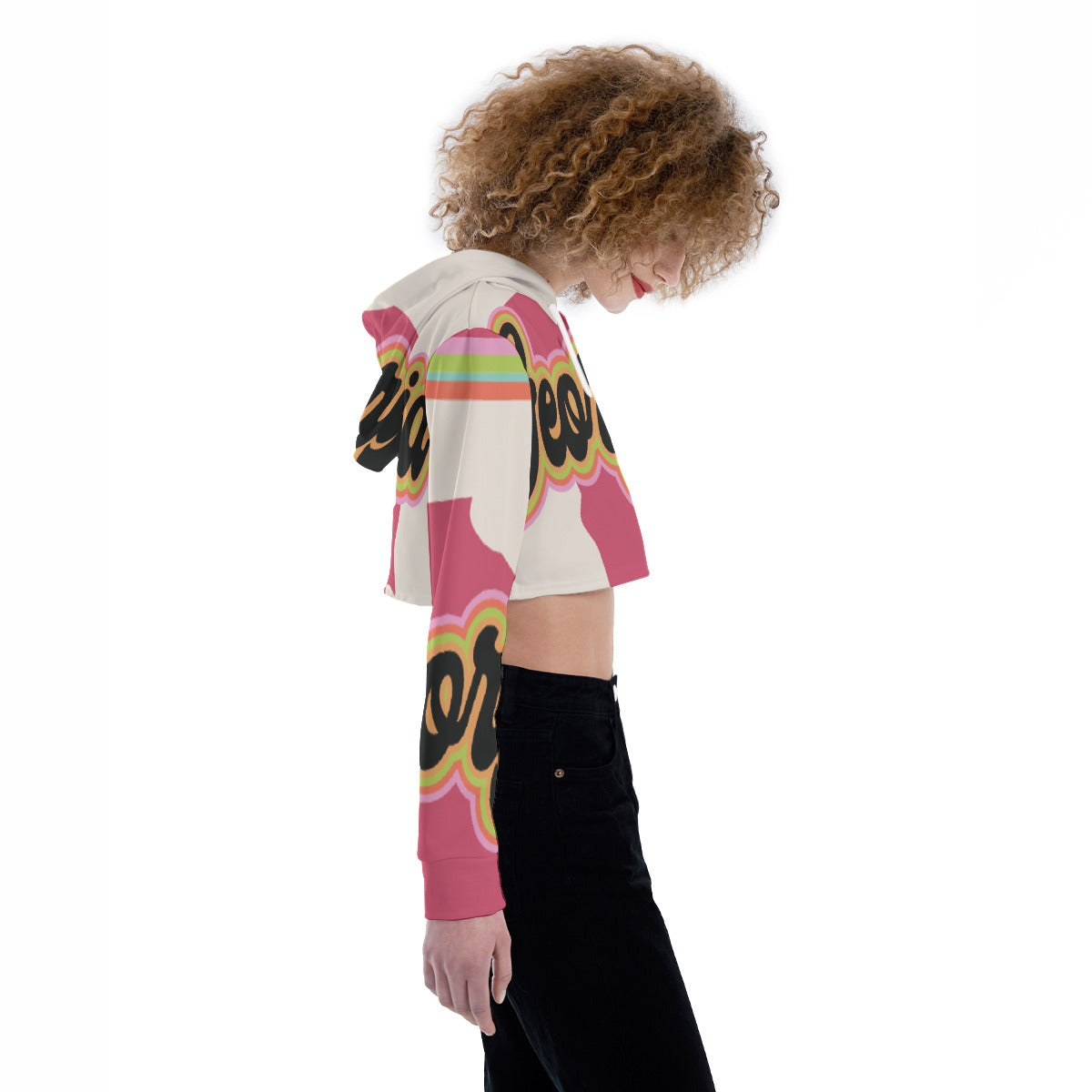 All-Over Print Women's Crop Top Hoodie
