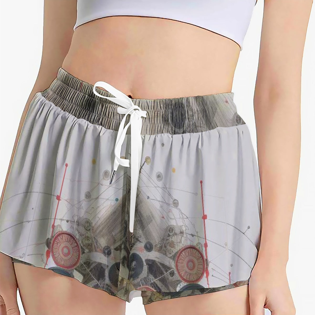All-Over Print Women's Sport Skorts With Pocket