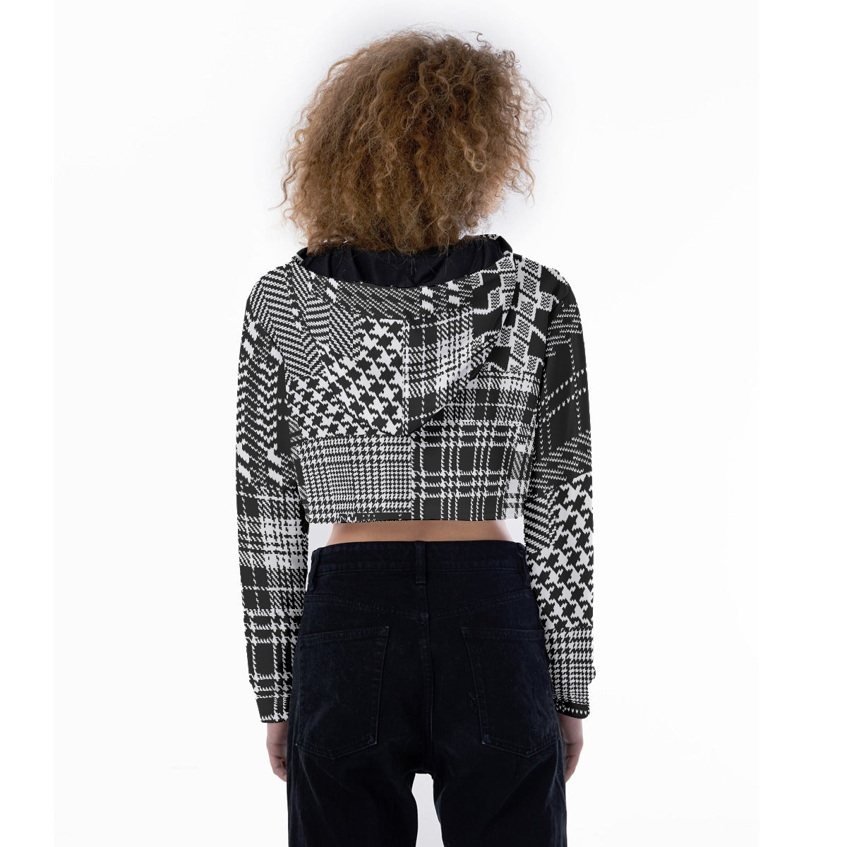 All-Over Print Women's Crop Top Hoodie