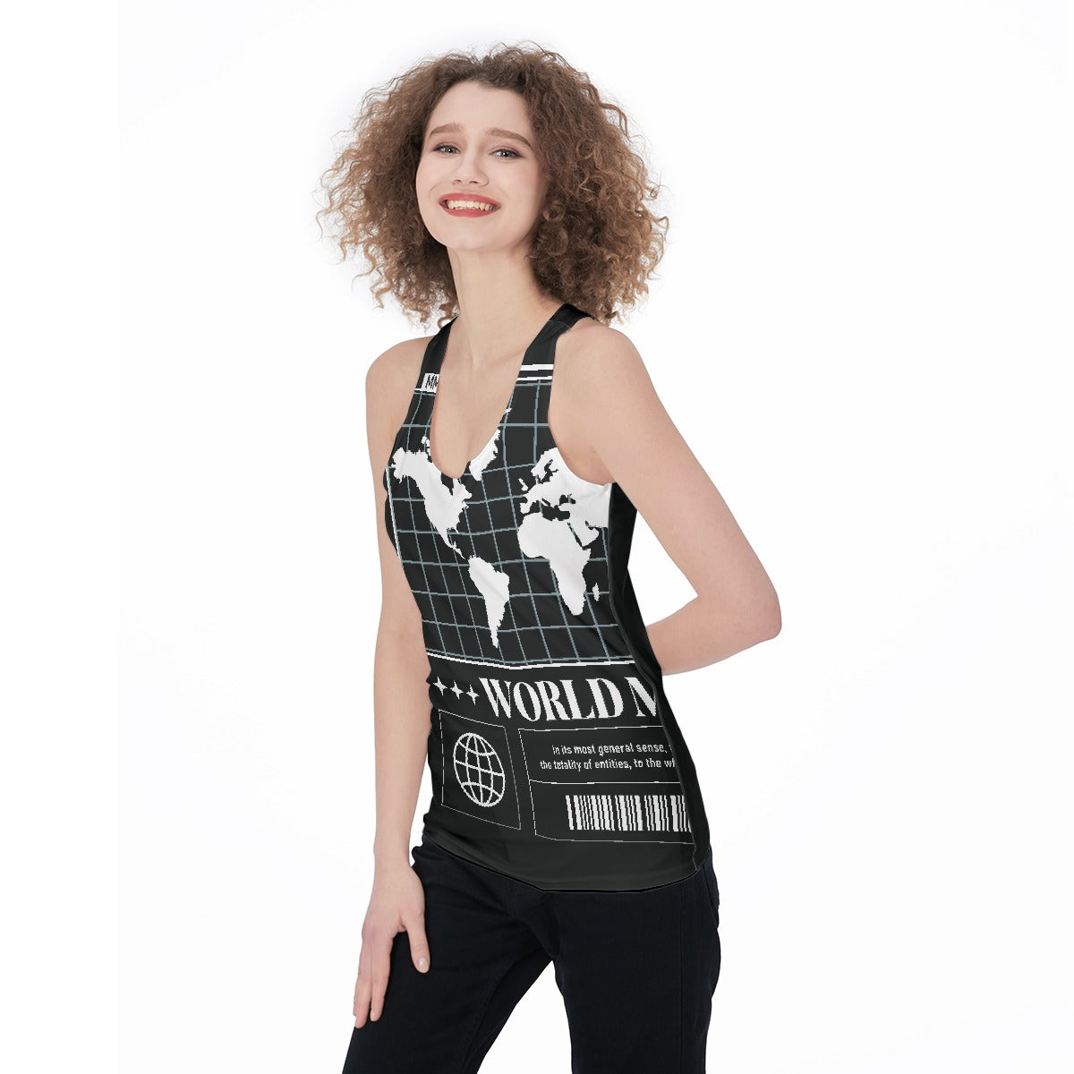 All-Over Print Women's Racerback Tank Top