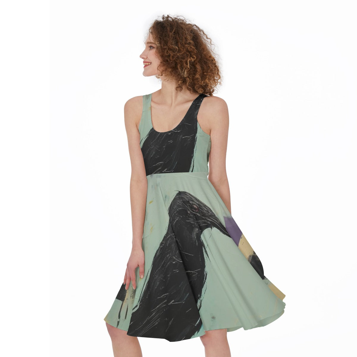 All-Over Print Women's Sleeveless Dress