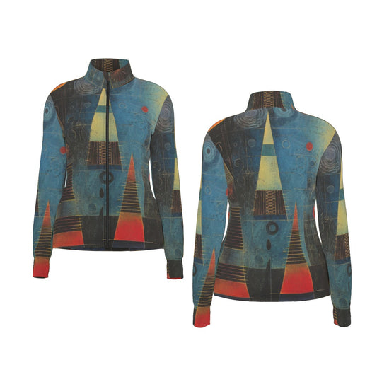 All-Over Print Women's Long Sleeve Thumbhole Jacket