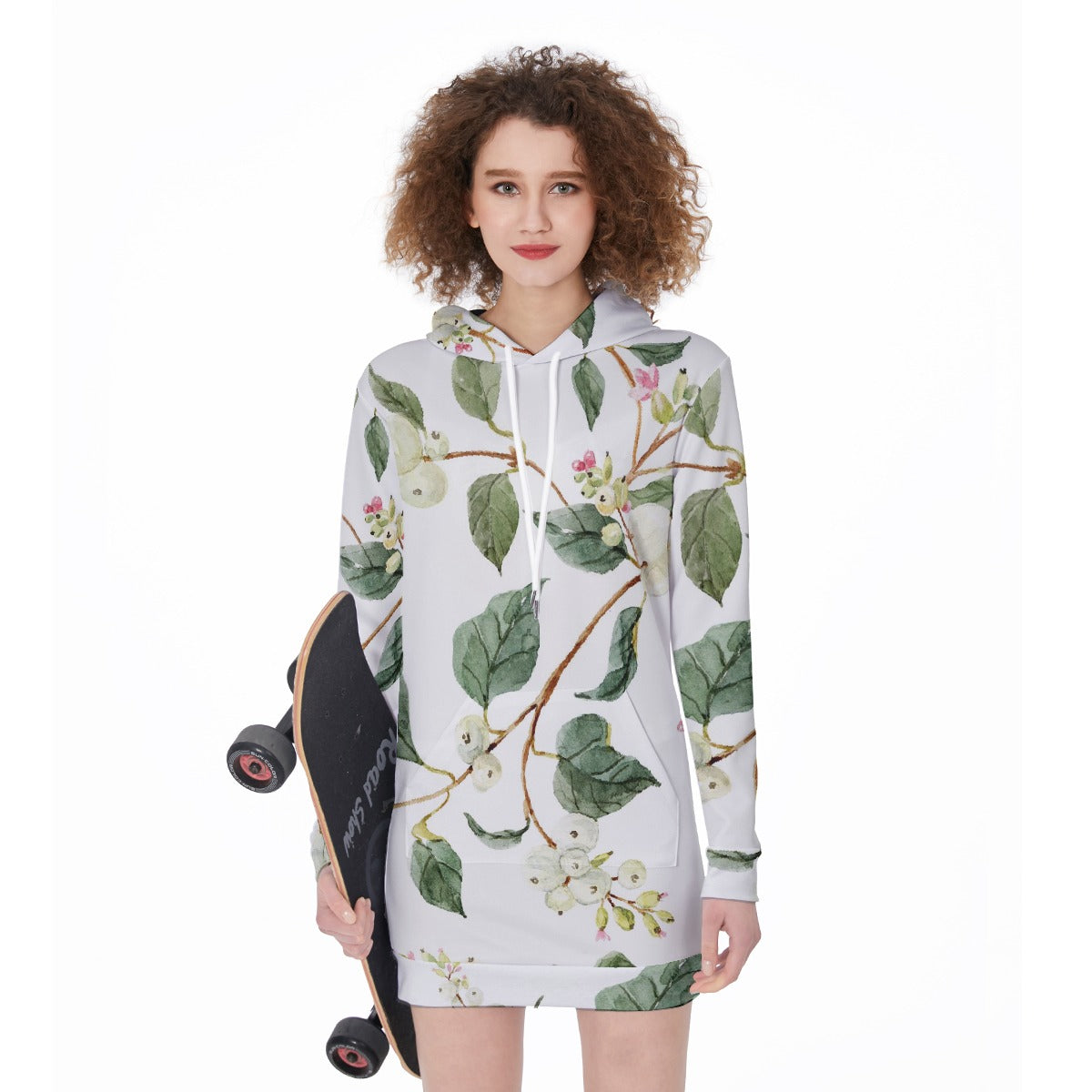 All-Over Print Women's Long Hoodie