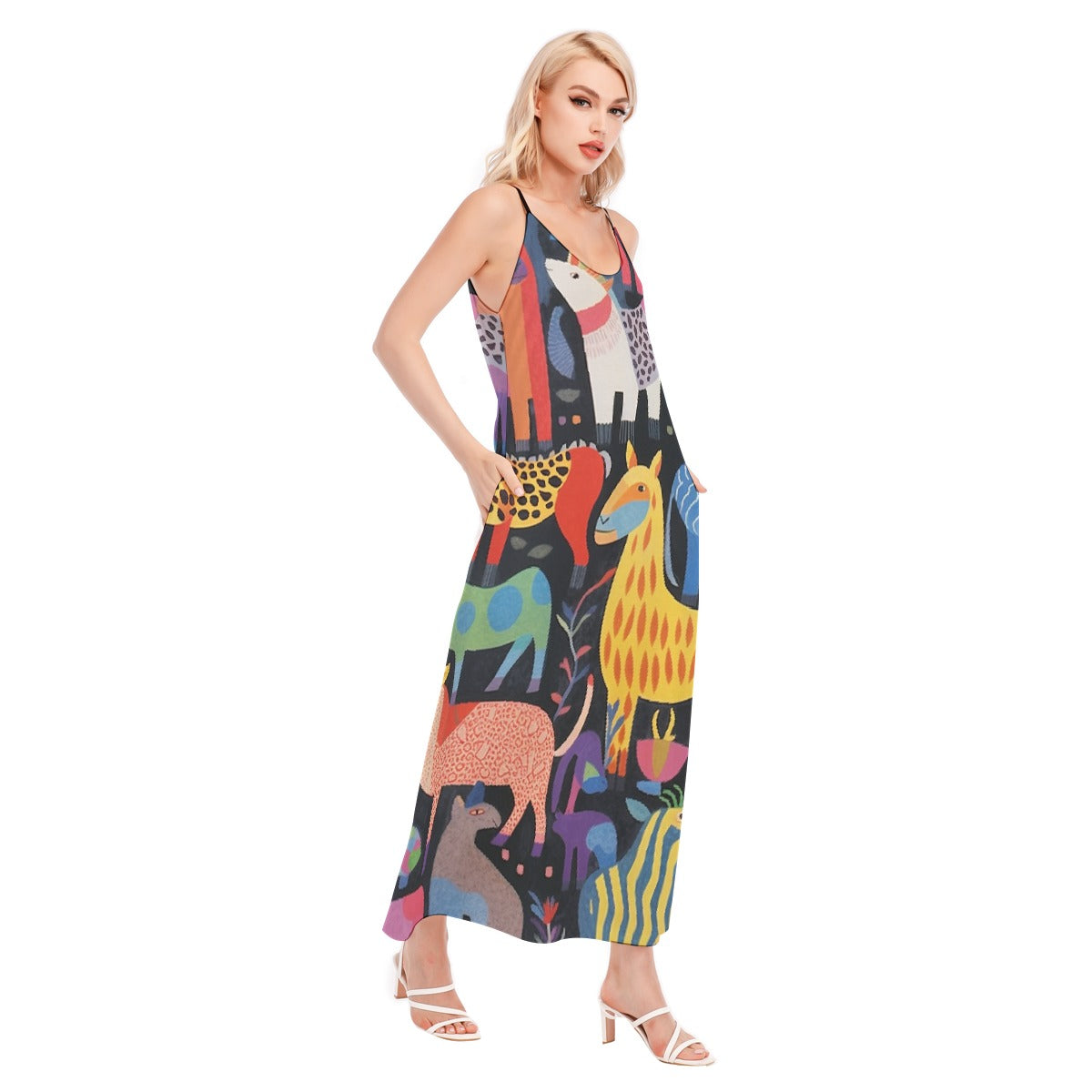 All-Over Print Women's Sling Dress