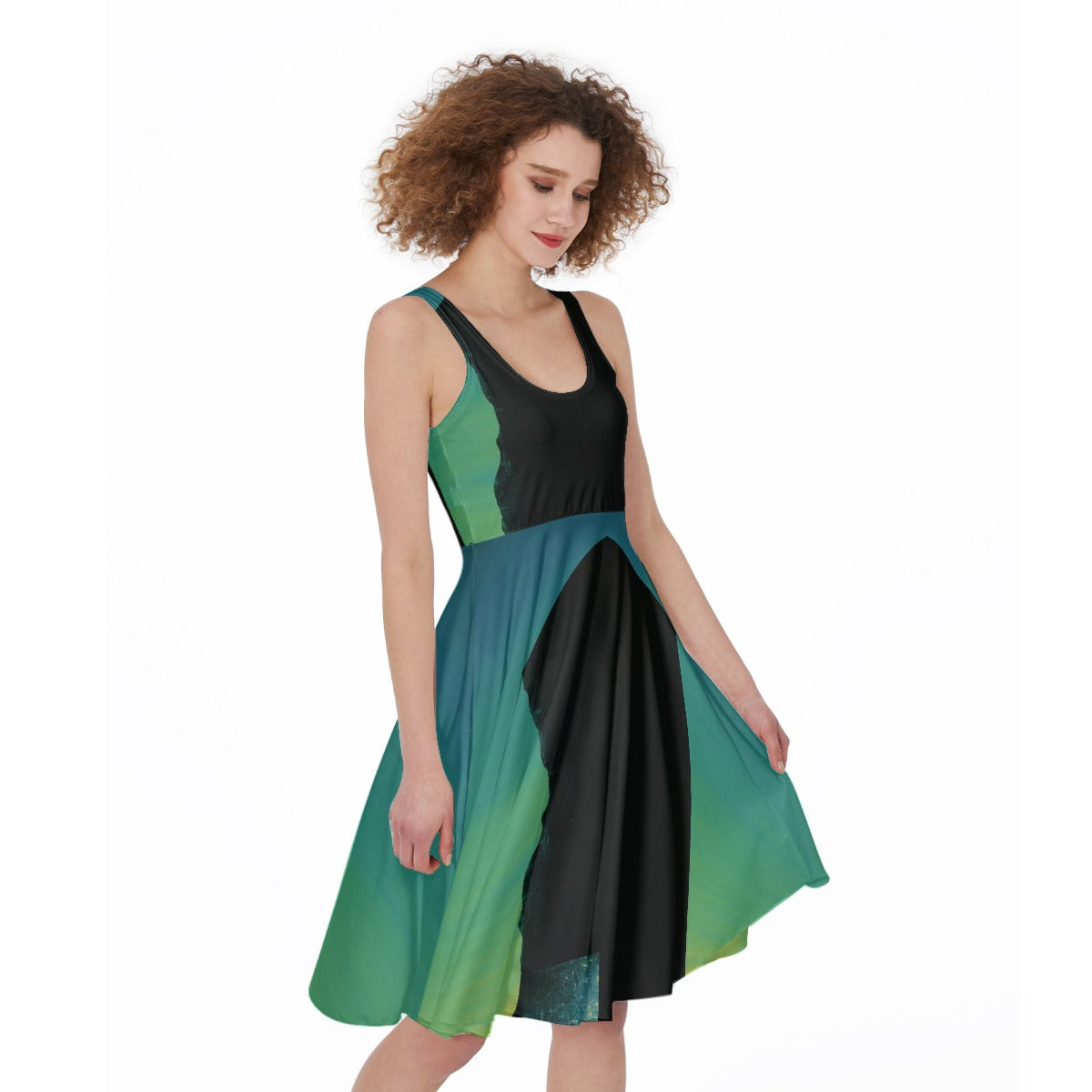 All-Over Print Women's Sleeveless Dress