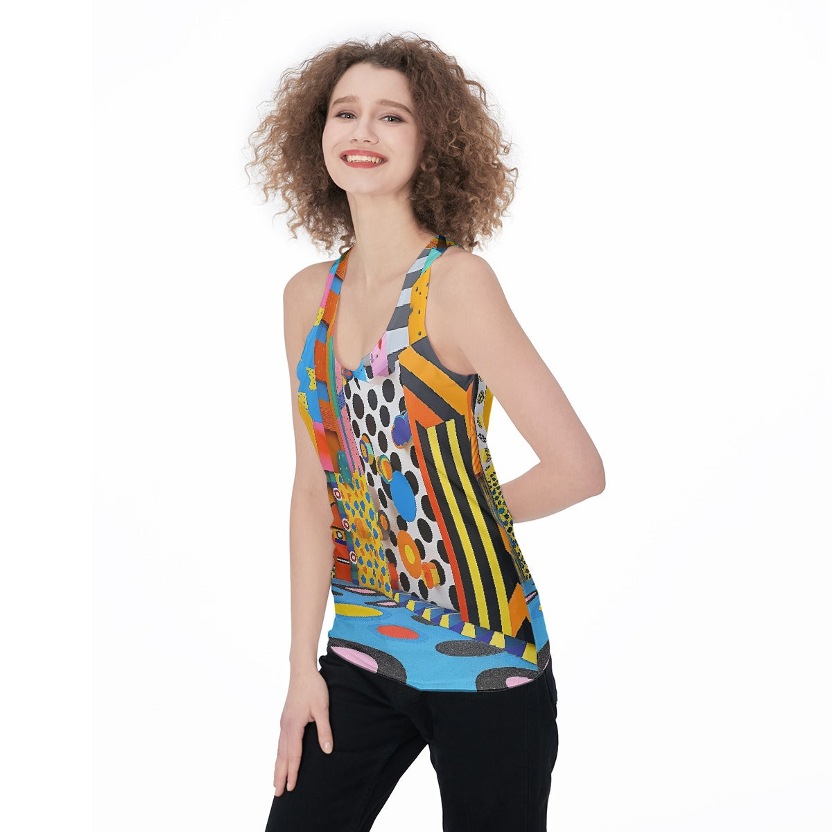 All-Over Print Women's Racerback Tank Top