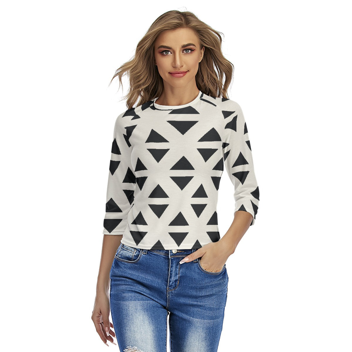 All-Over Print Women's Raglan Sleeves T-shirts