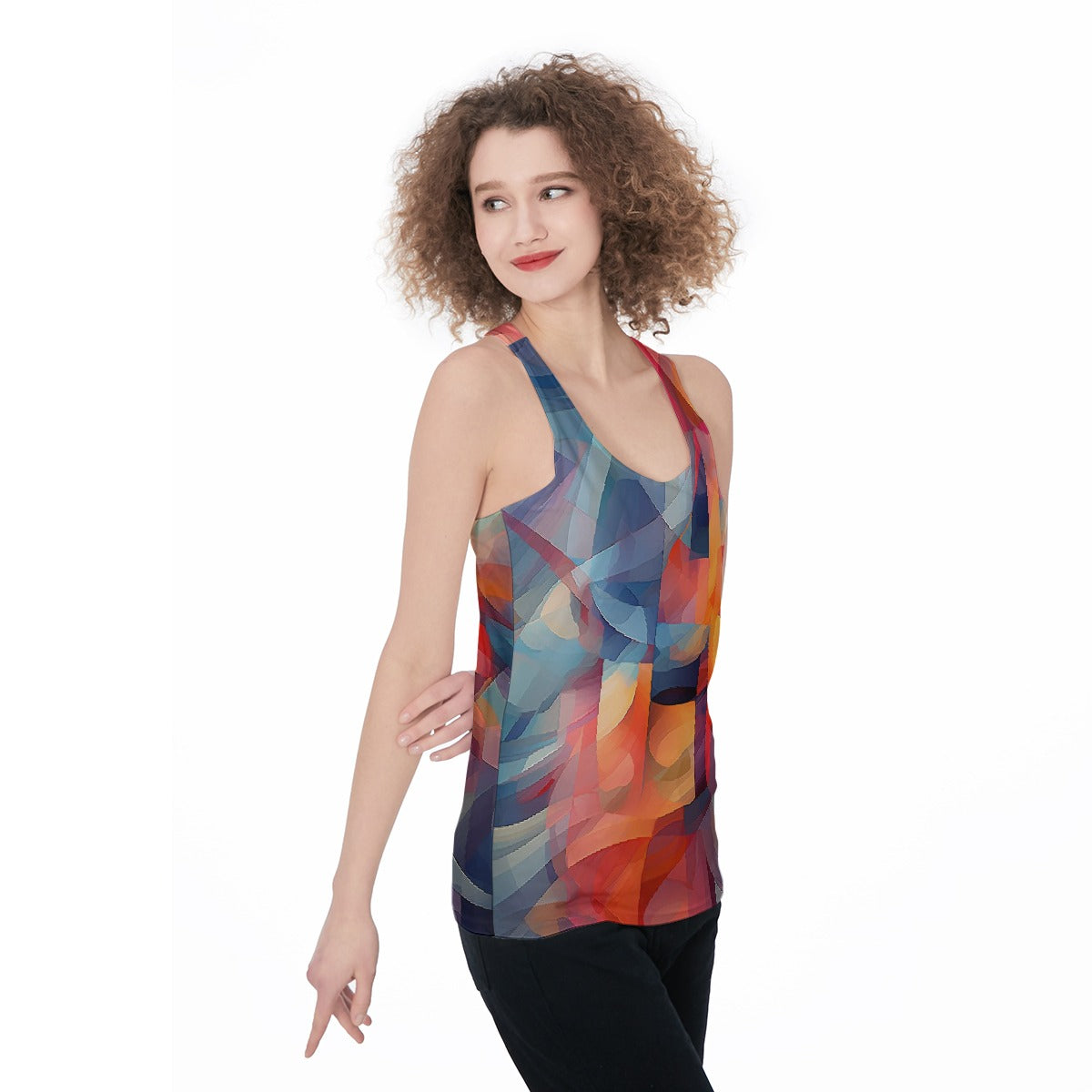 All-Over Print Women's Racerback Tank Top