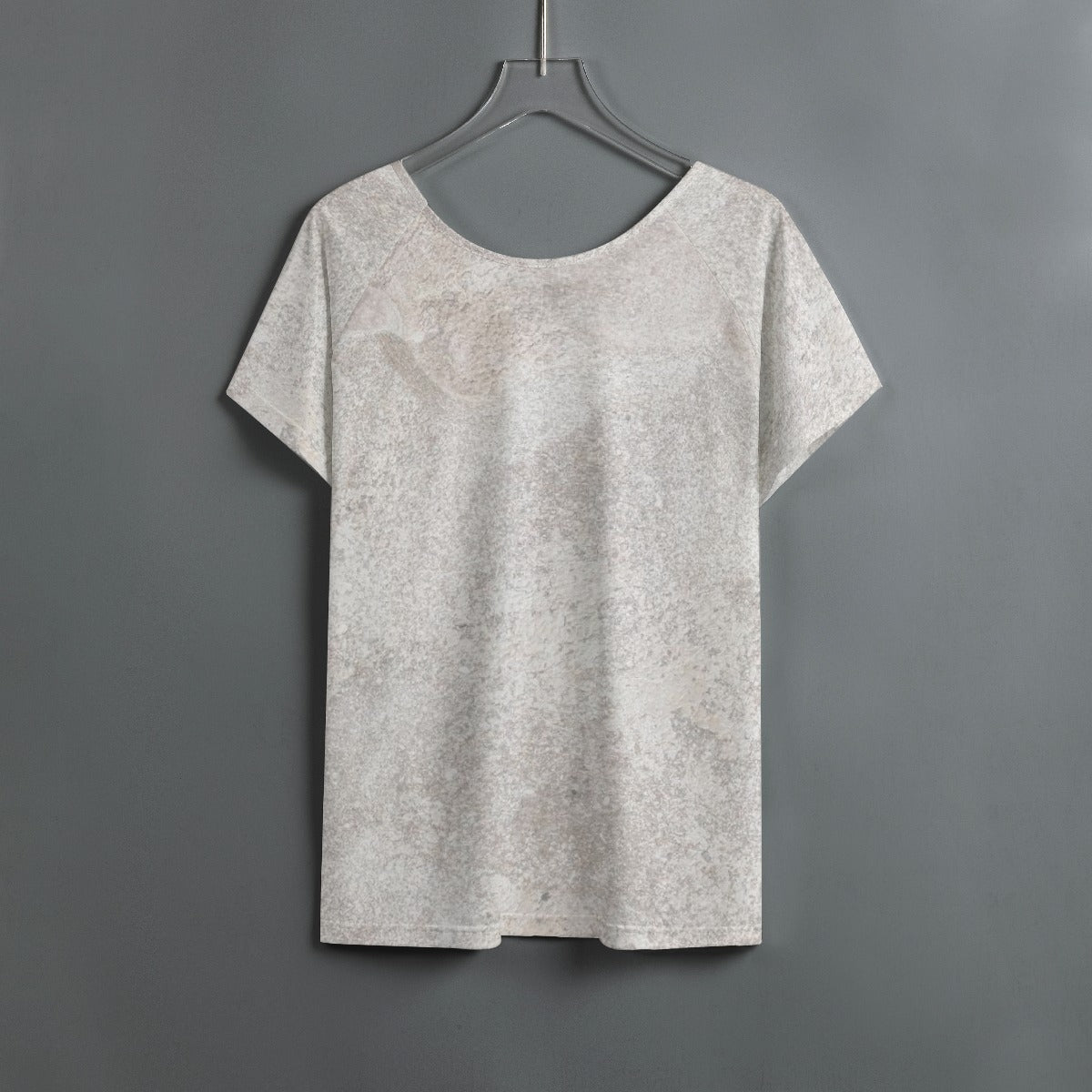 All-Over Print Women's Round Neck T-shirt With Raglan Sleeve