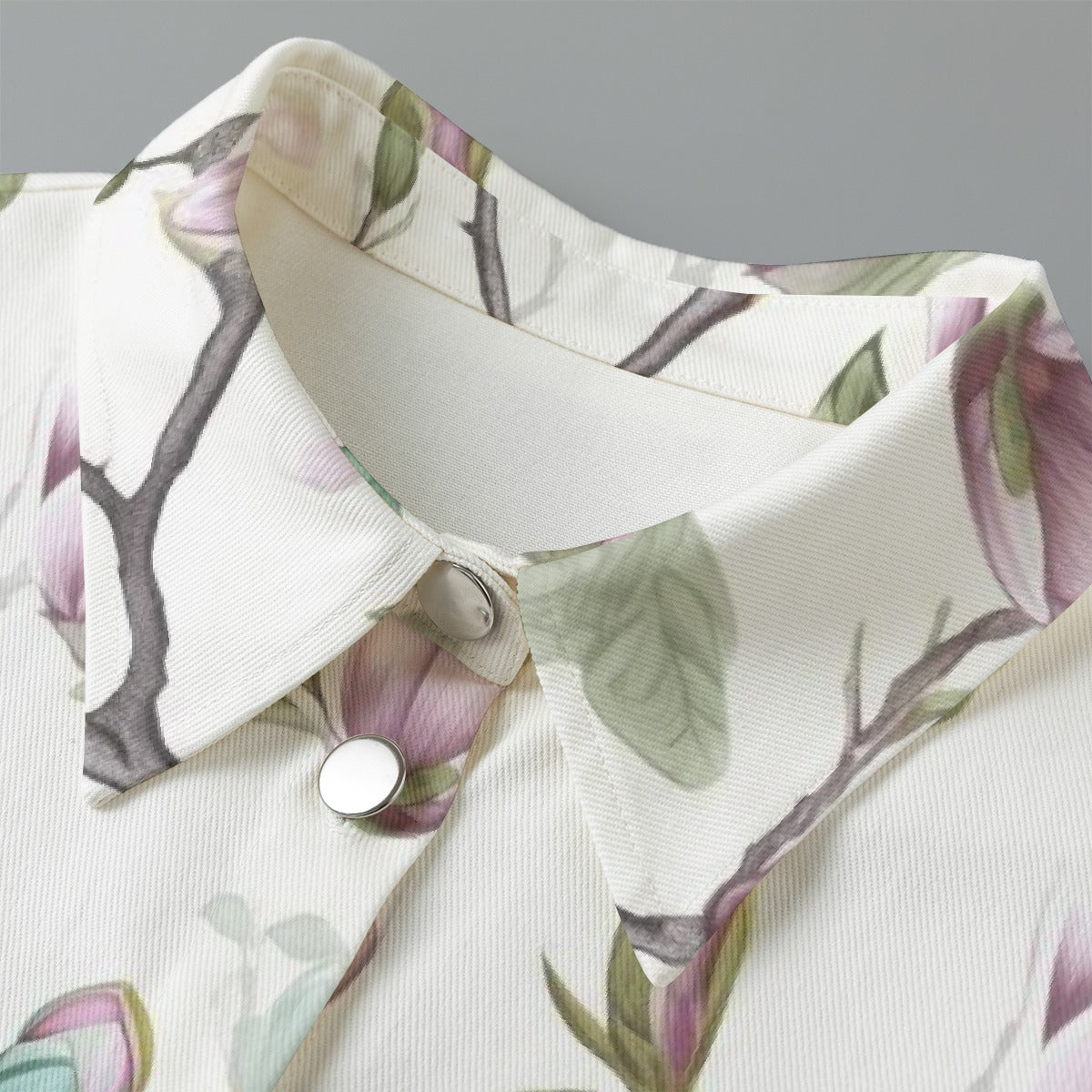 All-Over Print Women's Cropped Jacket | 245GSM Cotton