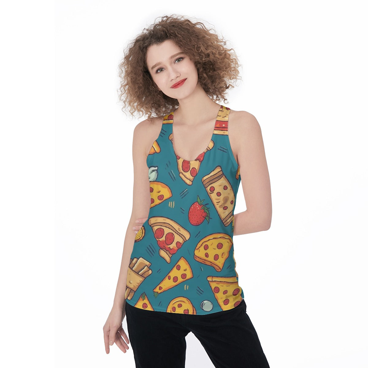 All-Over Print Women's Racerback Tank Top