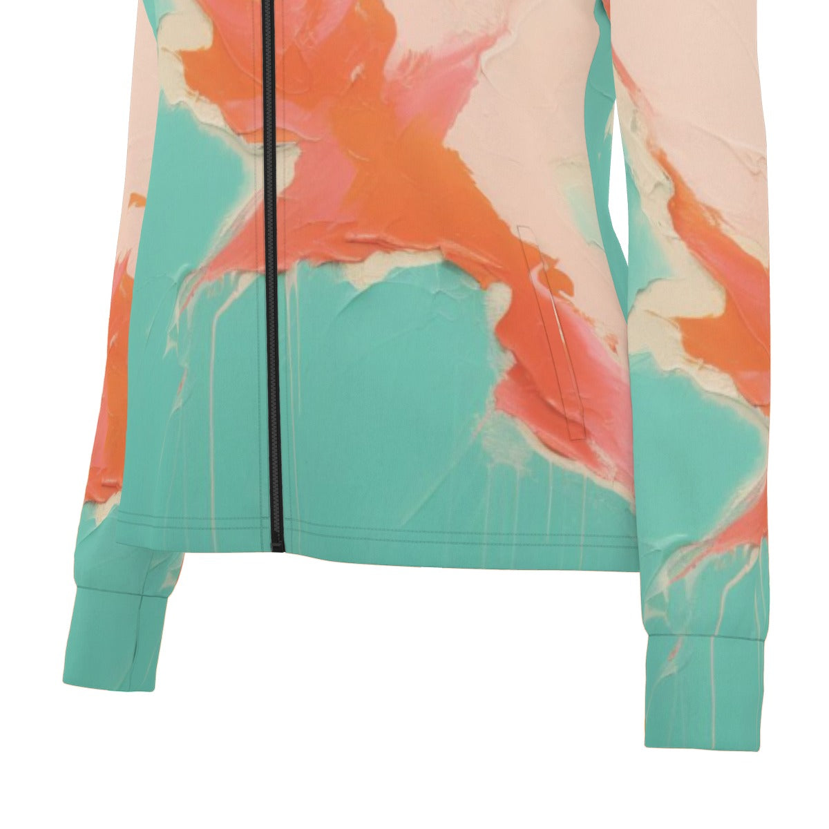 All-Over Print Women's Long Sleeve Thumbhole Jacket