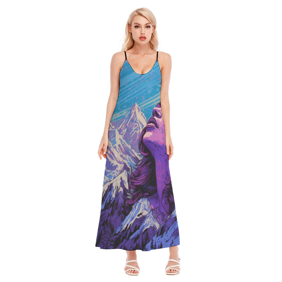 All-Over Print Women's Sling Dress