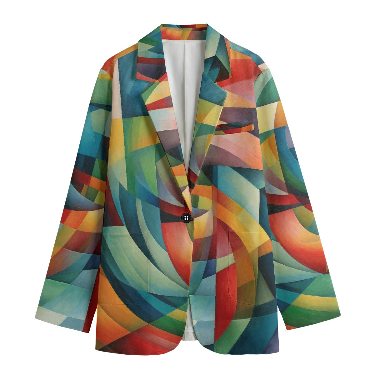 All-Over Print Women's Leisure Blazer