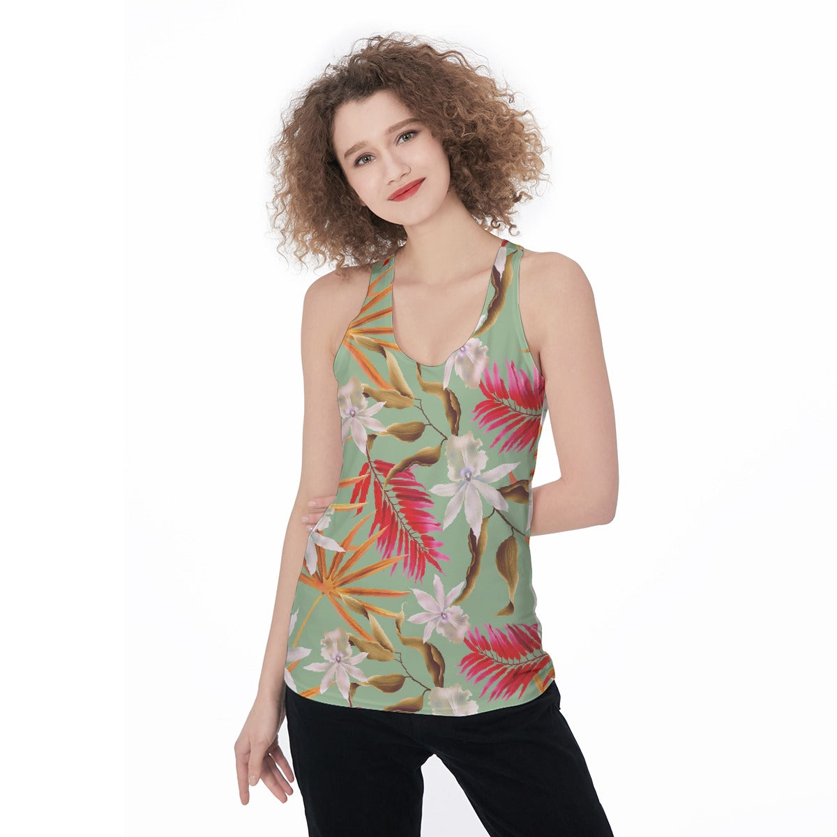 All-Over Print Women's Racerback Tank Top
