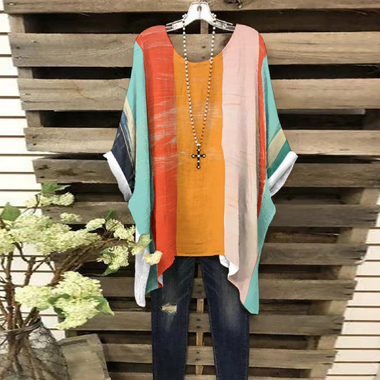 All-Over Print Women's Bat Sleeve Shirt