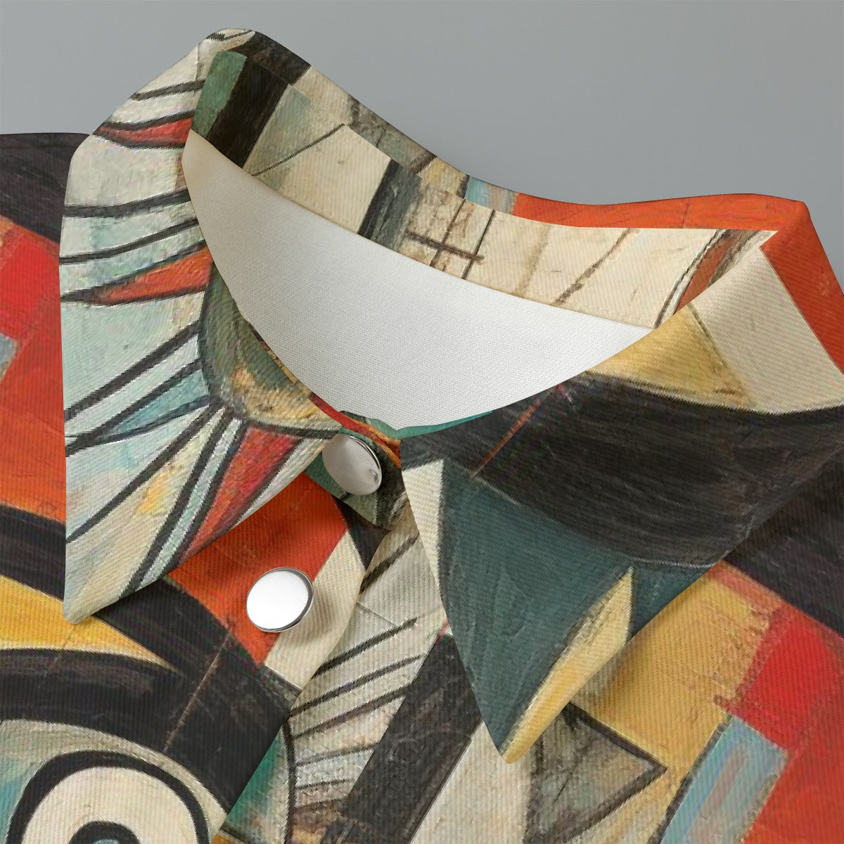 All-Over Print Women's Cropped Jacket | 245GSM Cotton