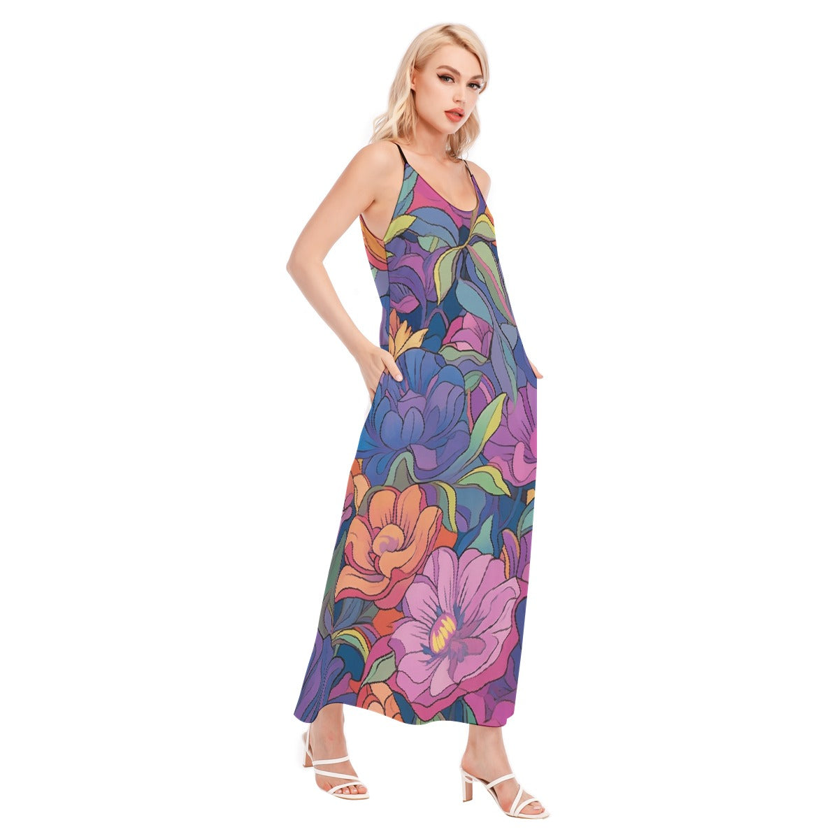 All-Over Print Women's Sling Dress