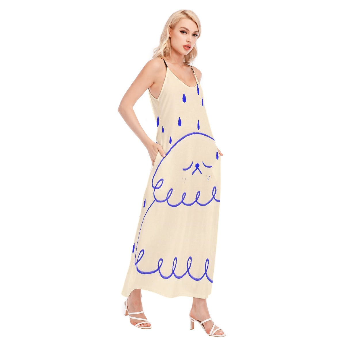 All-Over Print Women's Sling Dress