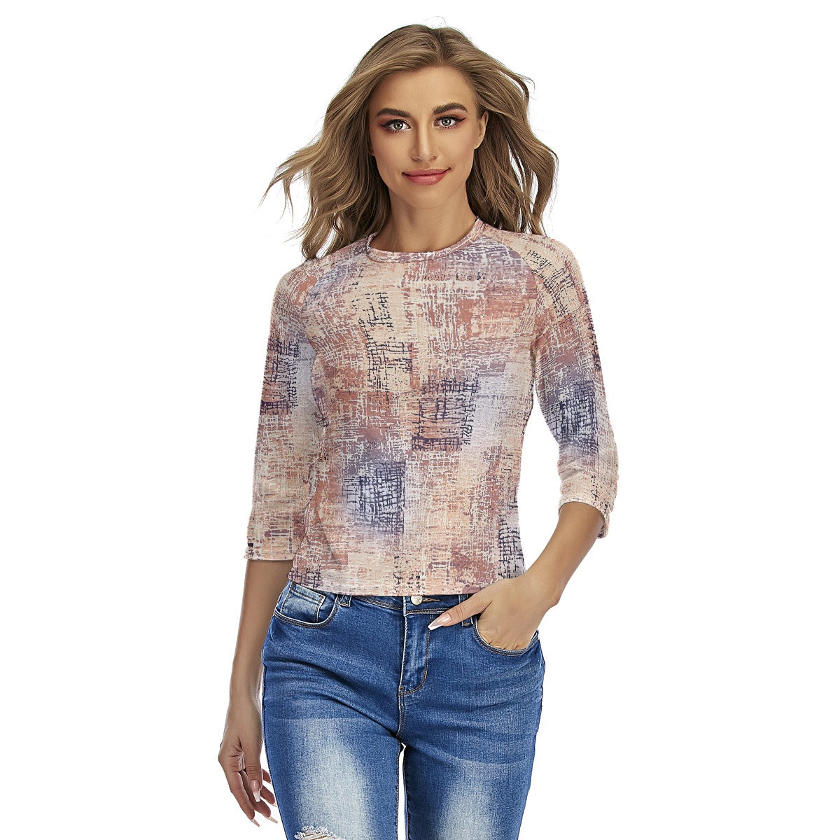 All-Over Print Women's Raglan Sleeves T-shirts