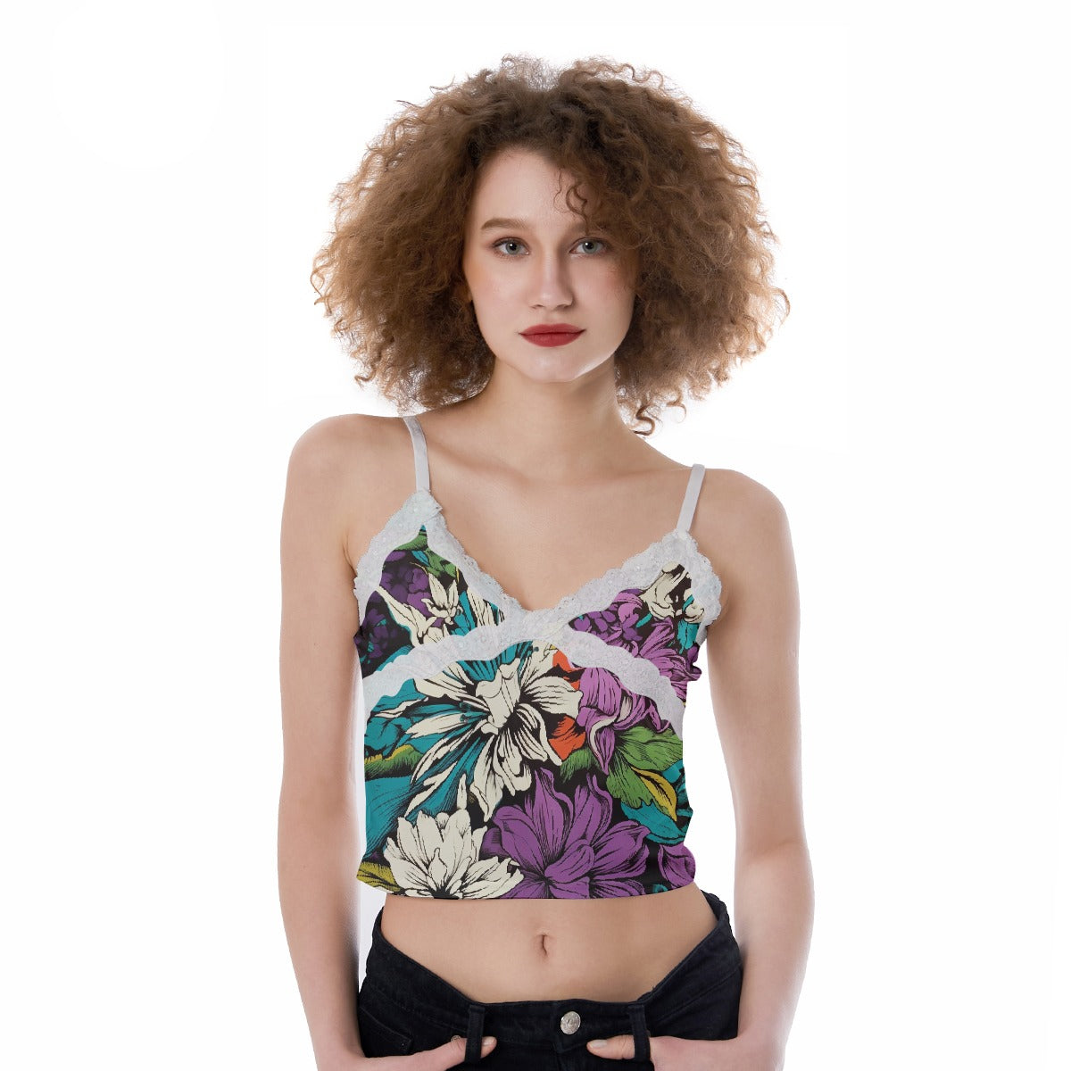 All-Over Print Women's Lace Camisole