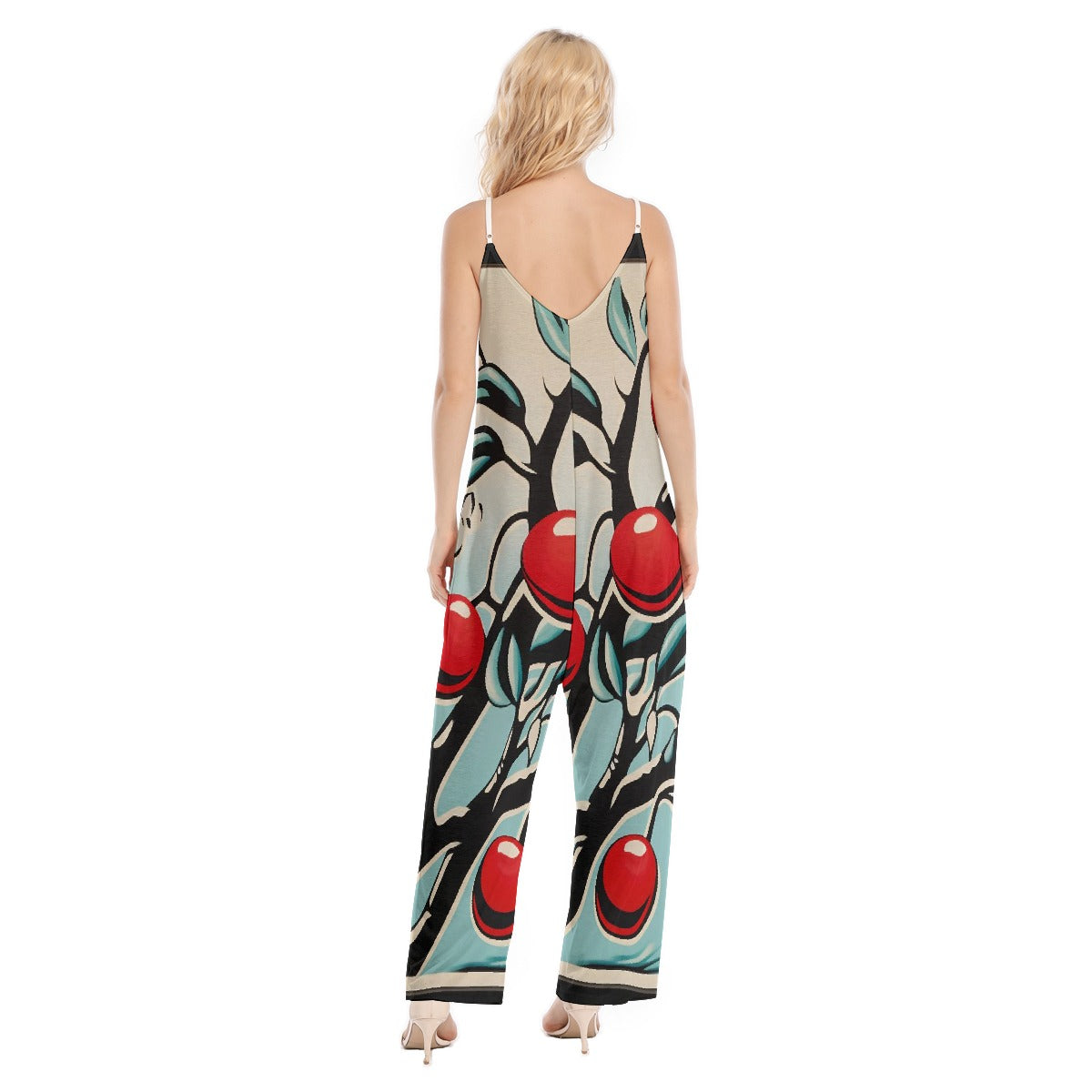 All-Over Print Women's Loose Cami Jumpsuit