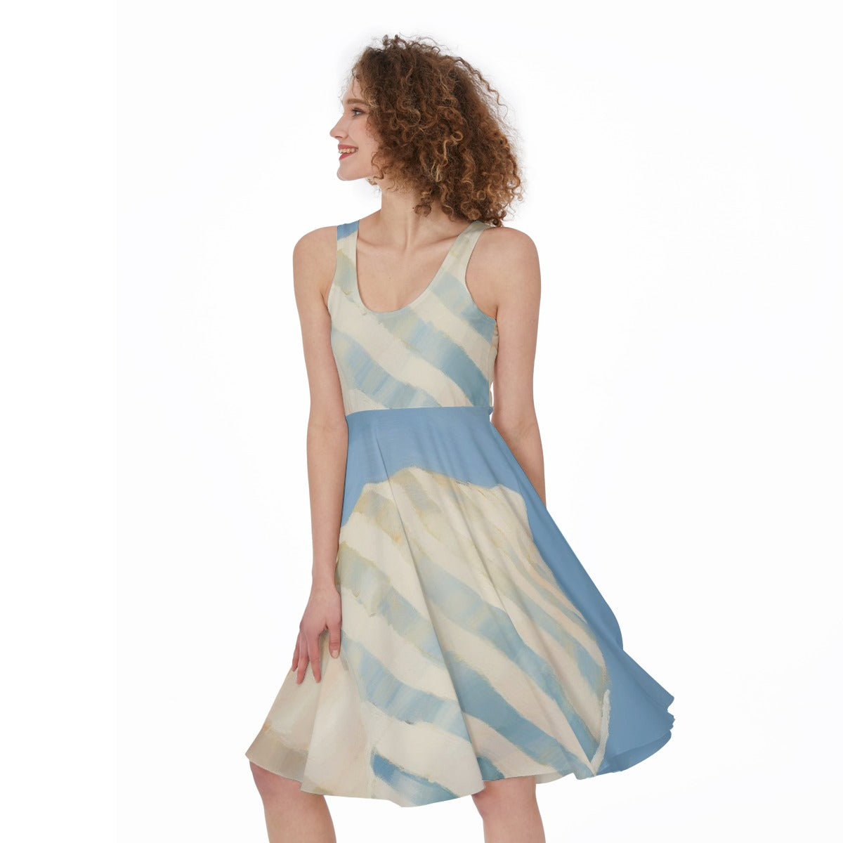 All-Over Print Women's Sleeveless Dress