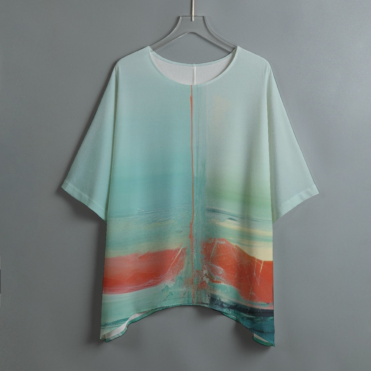 All-Over Print Women's Bat Sleeve Shirt