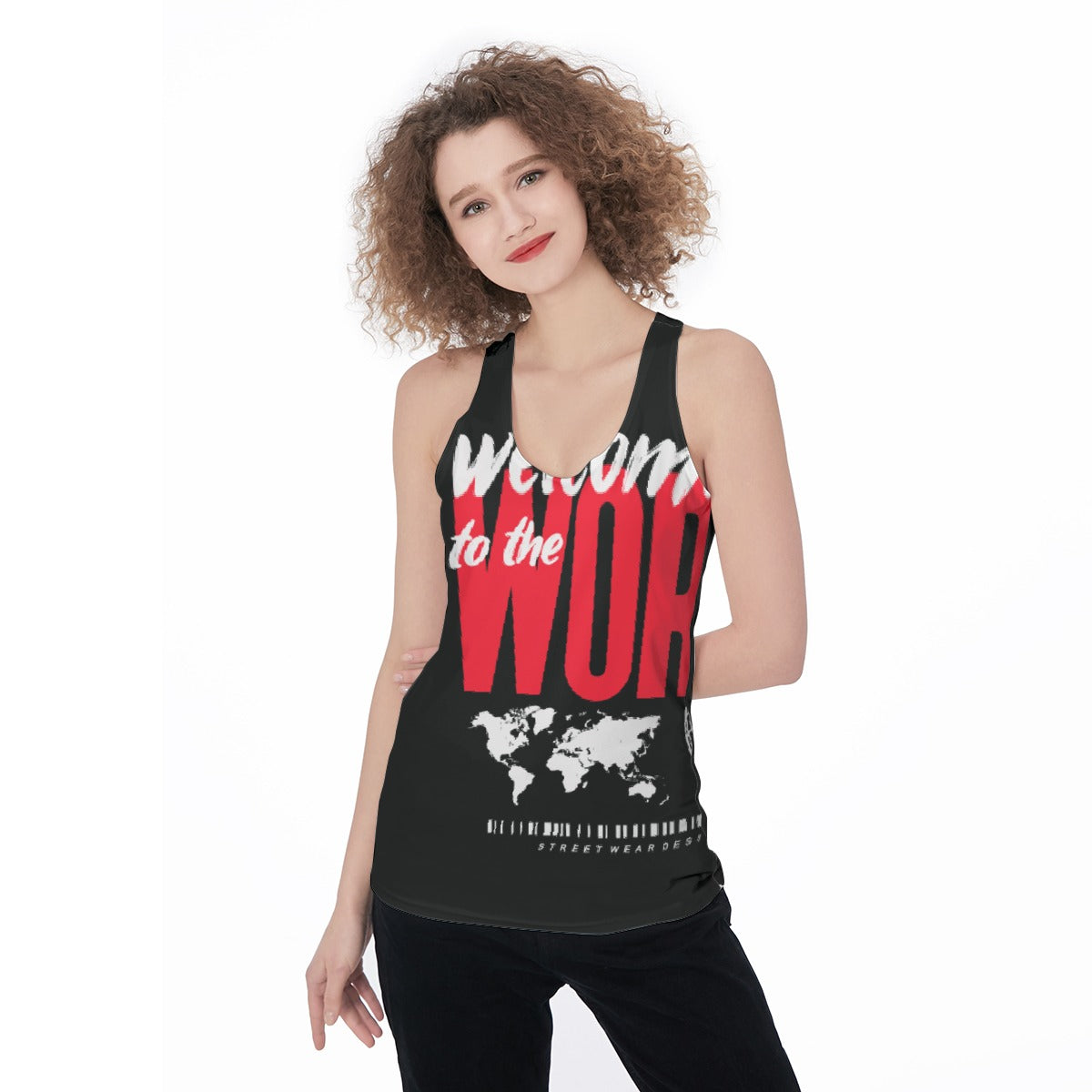 All-Over Print Women's Racerback Tank Top