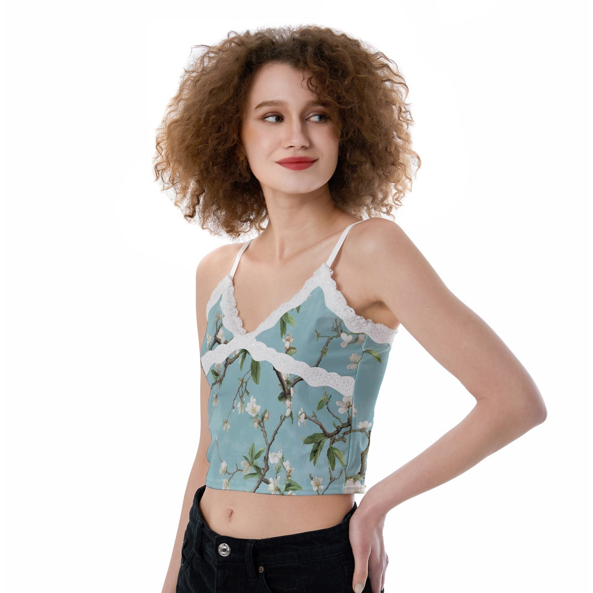 All-Over Print Women's Lace Camisole