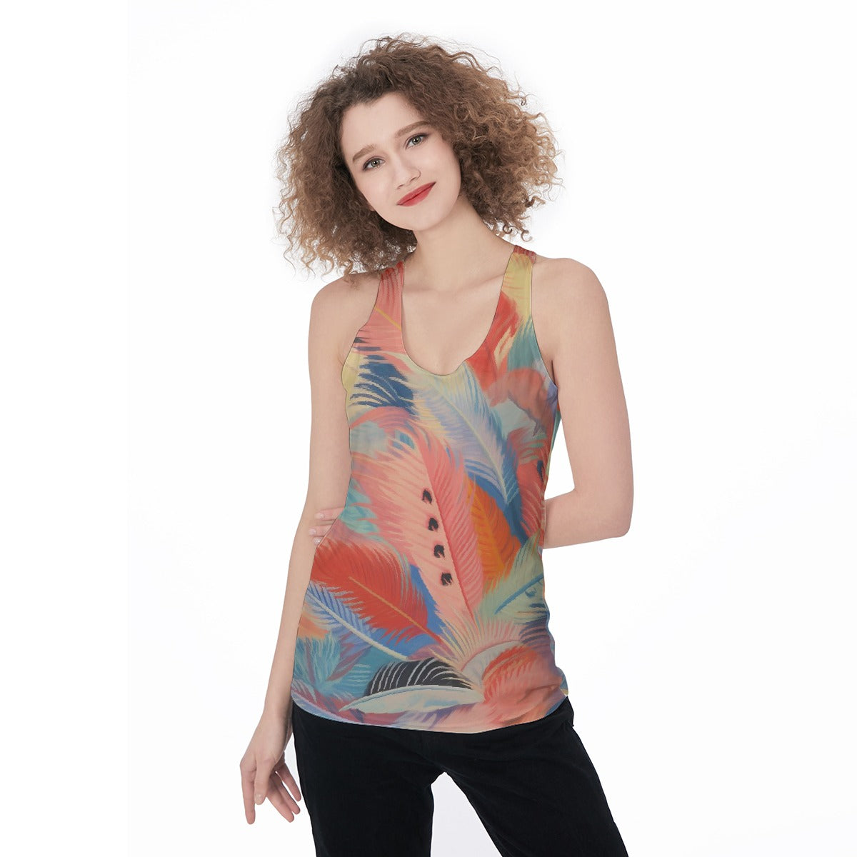 All-Over Print Women's Racerback Tank Top