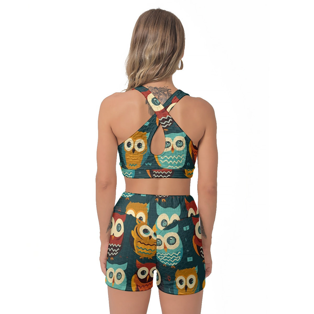 All-Over Print Women's Sports Bra Suit
