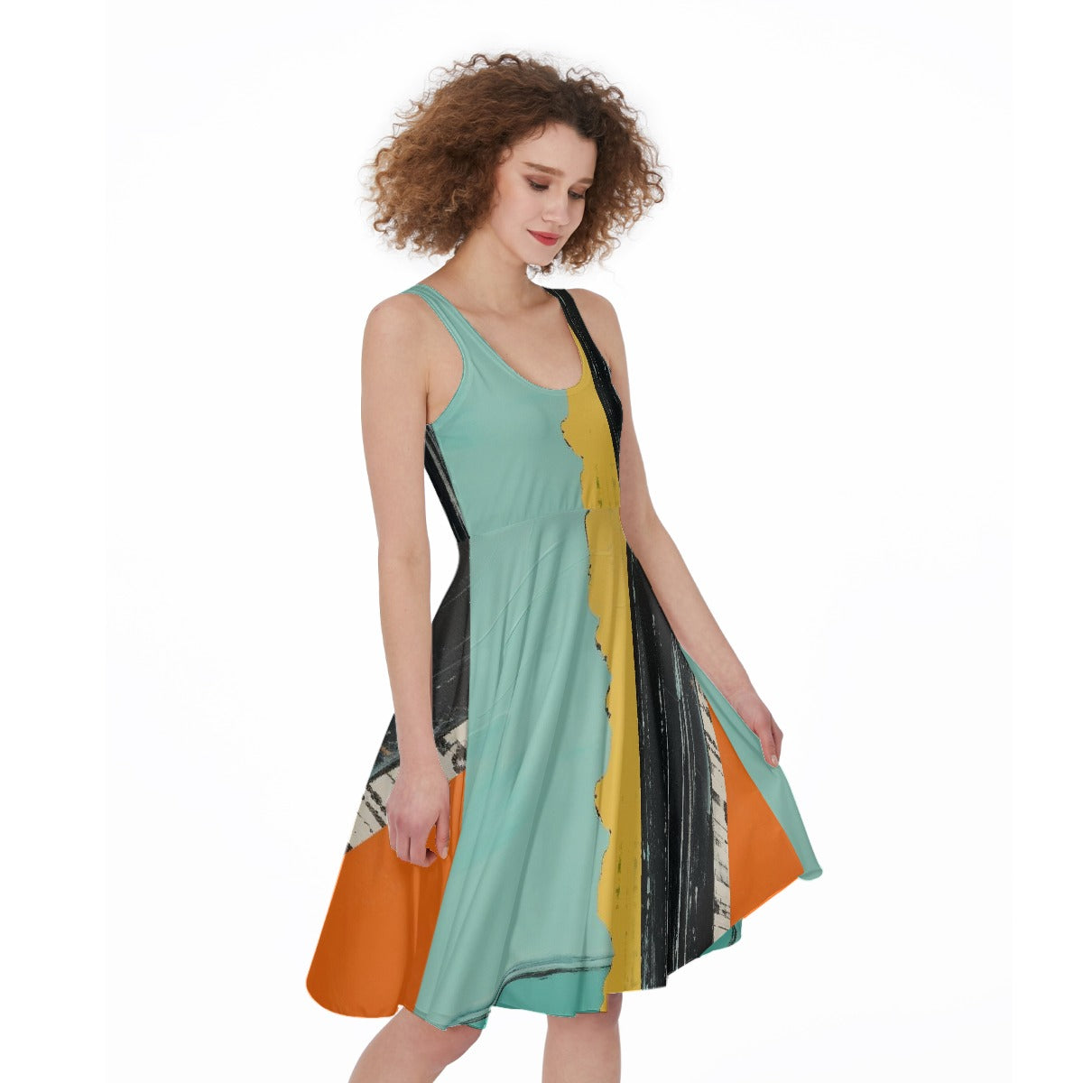 All-Over Print Women's Sleeveless Dress