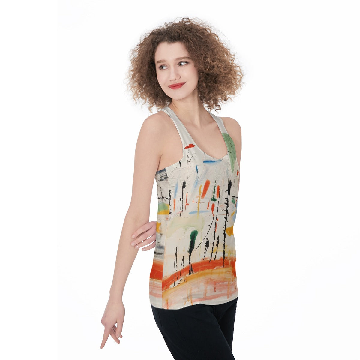 All-Over Print Women's Racerback Tank Top