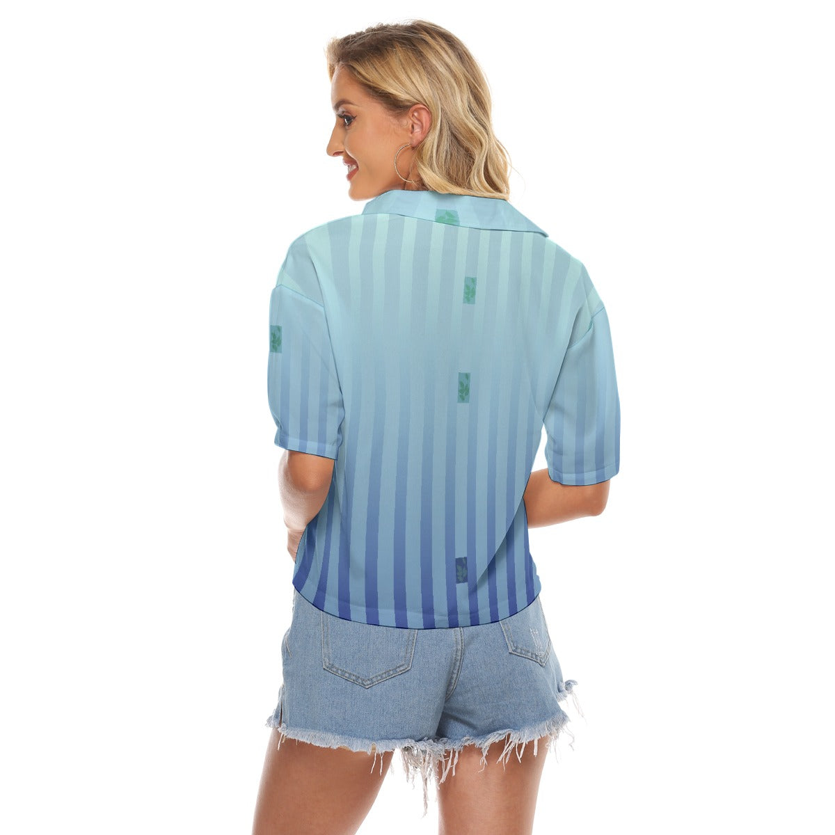 All-Over Print Women's V-neck Shirts