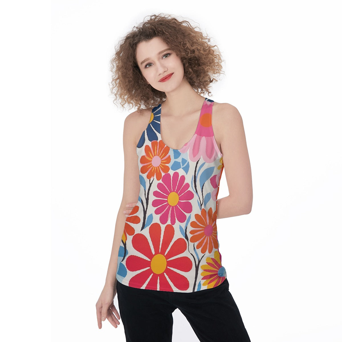 All-Over Print Women's Racerback Tank Top