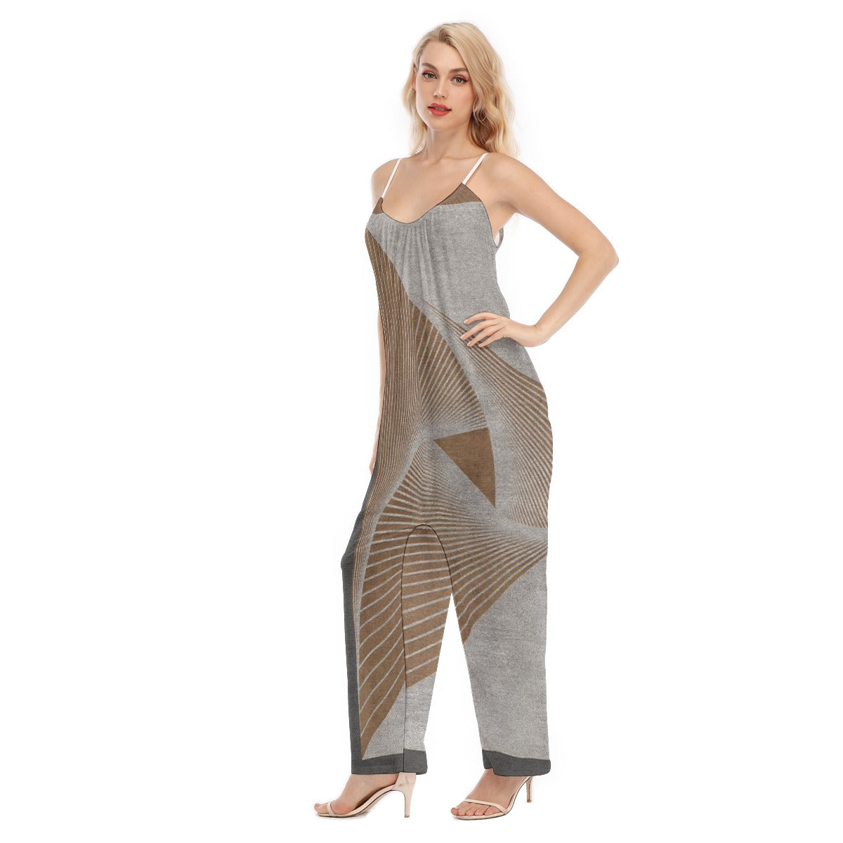 All-Over Print Women's Loose Cami Jumpsuit