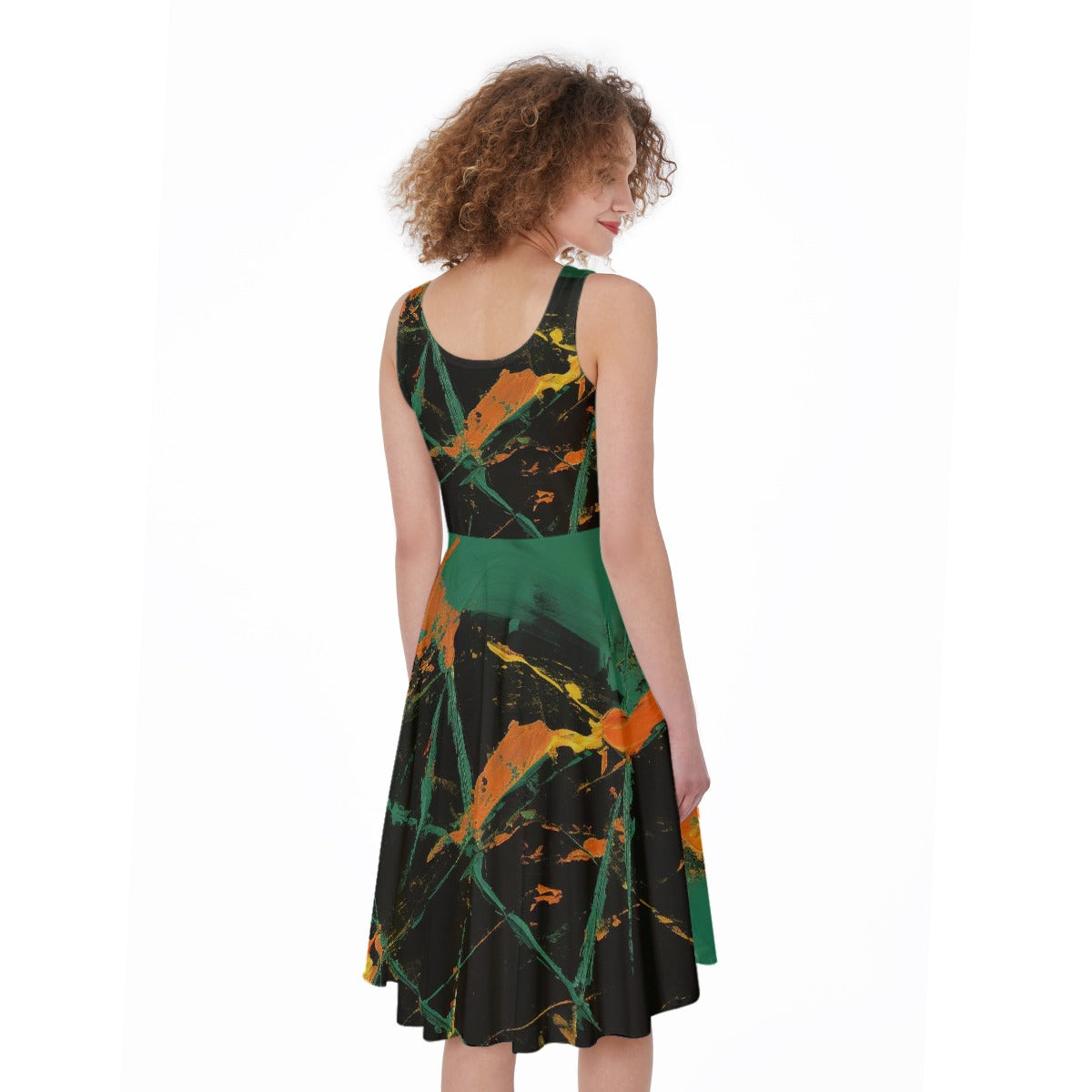 All-Over Print Women's Sleeveless Dress
