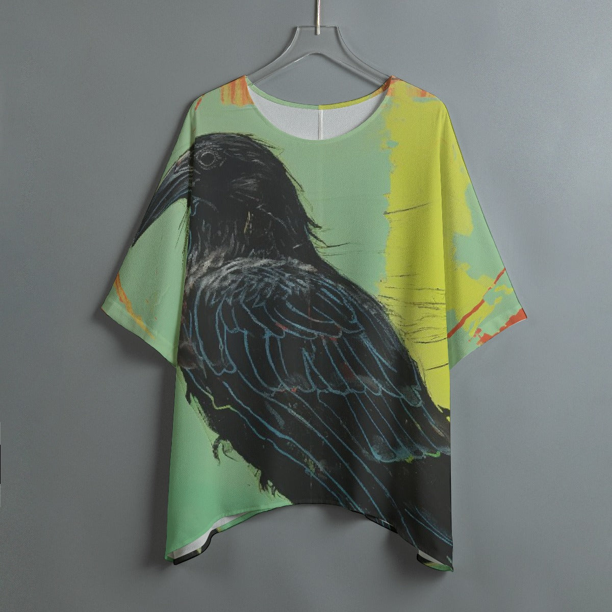 All-Over Print Women's Bat Sleeve Shirt